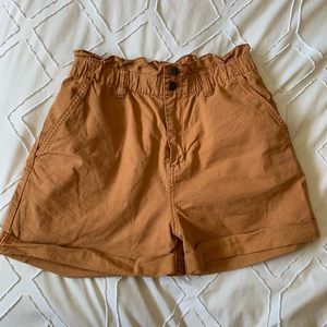 Universal Thread Orange Paperbag Shorts